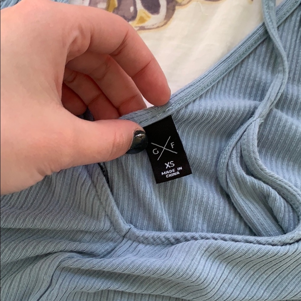 GXF Light Blue Ribbed Tank - Picture 4 of 4